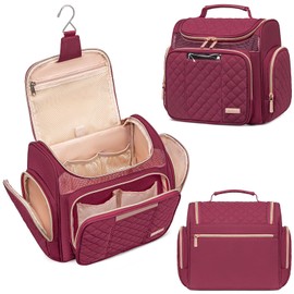 Large Toiletry Bag for Women Men,Bathroom Bag,Water Resistant Makeup Bag,Portable Shower Caddy for College Dorm,Hanging Toiletry Bags for Traveling,Shower Bag with Transparent Waterproof Phone Pocket