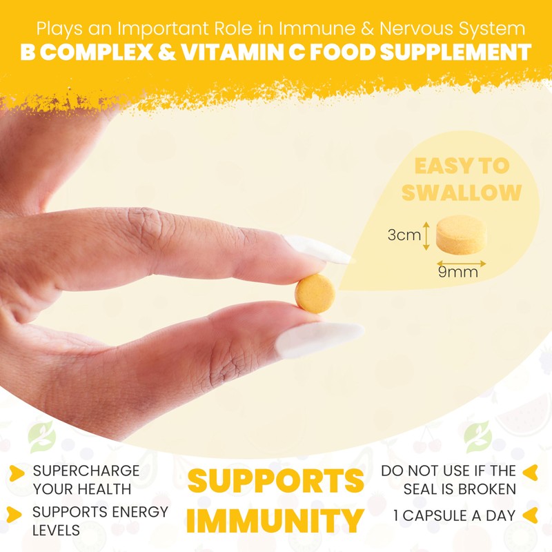 Only Nutrients | B Complex + Vitamin C | 180