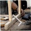 LALAFINA 2pcs Hollow Carpenter Square Ruler Right Angle Measuring Tool