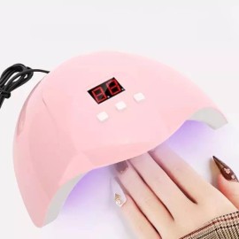 HAOMNING COMERCIO Lámpara De Uñas Uv Led Secador De Uñas De Gel 54w Barnice