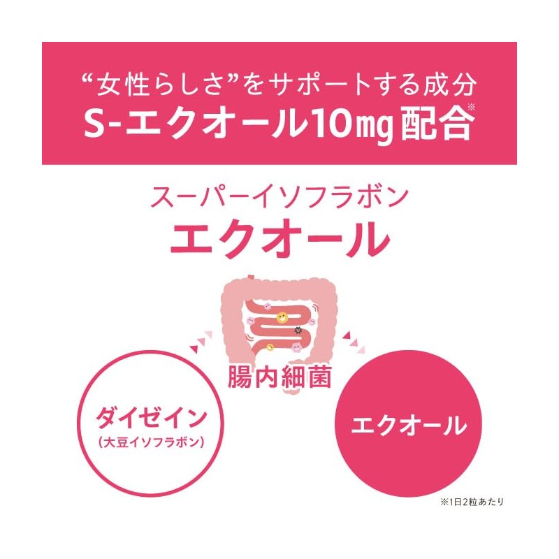 Ecuol 0.4 oz (10 mg) Supplement, Made in Japan, Soy