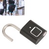 Smart Keyless Fingerprint Padlock Waterproof Biometric Prevent Theft Rechargeable USB