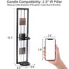 Shelving Solution Wall Sconce Candle Holder Metal Wall Decorations for
