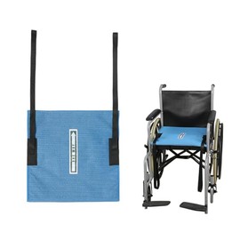 One Direction Tubular Seat Cushion with Handles for Fall Prevention,Non Slip Seat Cushion for Elderly/Disabled in Chair/Wheelchair,17"x17" (Blue-With Handles)