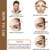 Teuvo Eyebrow Stencils Set for Beginners, 12 Styles with Eyebrow