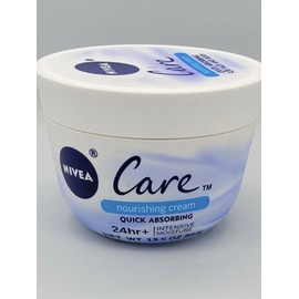 Nivea CARE Nourishing CREAM Quick Absorbing Face Body LARGE 13.5 oz DISCONTINUED