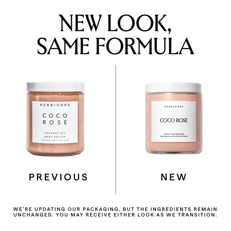 HERBIVORE Coco Rose Coconut Oil Body Polish | Exfoliating Body