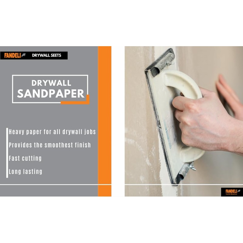Fandeli | Multi-Purpose Sanding Paper | Grit 80 | 25