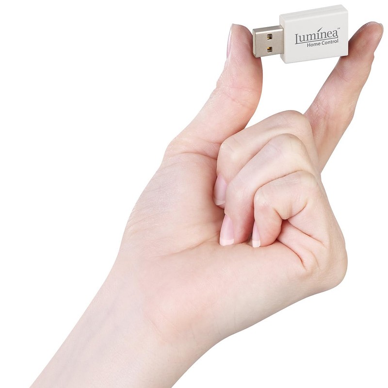 Luminea Home Control Repeater: ZigBee Signal Booster, Extends Range of