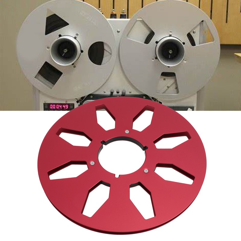 1/4 10.5 Inch Empty Tape Reel Professional 8 Holes Wind