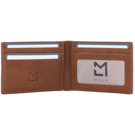 Mala Leather Bloomsbury Collection Leather Wallet RFID Blocking 1050_17 Tan