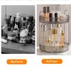 CESTATIVO Makeup Organizer for Vanity, 360° Rotating Bathroom Organizer Countertop,