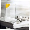 Totority Transparent Flat Water Bottle Portable Travel Kettle for Go