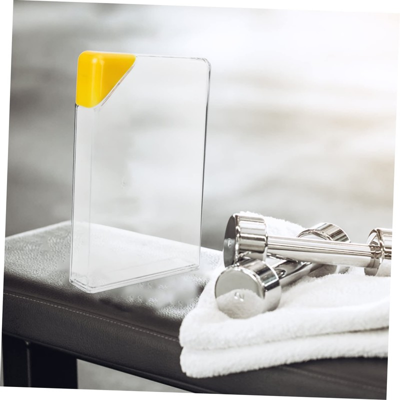 Totority Transparent Flat Water Bottle Portable Travel Kettle for Go