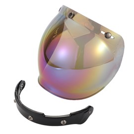 Partuto 1pc Universal Motorcycle Helmet Visor Shield - Motorcycle Helmet Visor Replacement Anti-UV - Resin Assorted Color