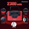 2300mAh Solar Hand Crank Emergency AM/FM/SW/NOAA Radio, Real NOAA Alert