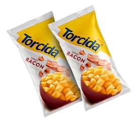 Torcida Bacon Salgadinho de Trigo Bacon 2-Pack