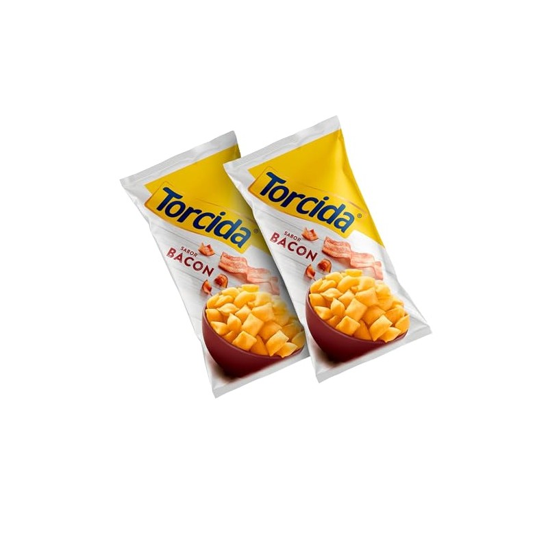Torcida Bacon Salgadinho de Trigo Bacon 2-Pack