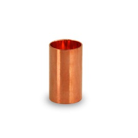 Supply Giant DDDM0012 Straight Copper Coupling With Sweat Sockets And Without Tube Stop, 1/2 Inch