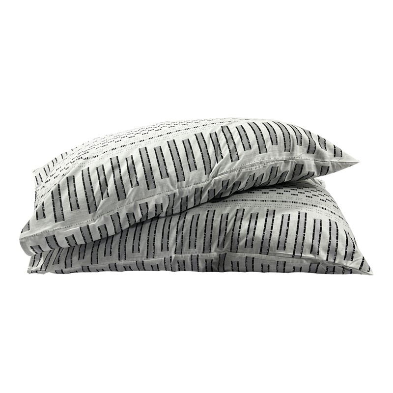 NIYS Luxury Bedding Percale/Poly Cotton Printed pillow cases 2 Pack