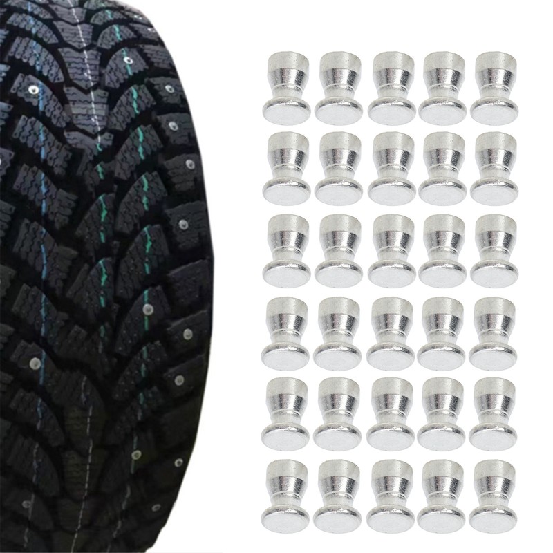 100 Pcs Tire Stud Screw Silver for Car Truck Bike
