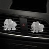 2PCS Elephant Air Vent Clips, Mini Aromatherapy Diffuser Clips Cute