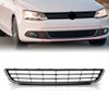 KARPAL Front Lower Bumper Grille w/Chrome Molding Trim Compatible with
