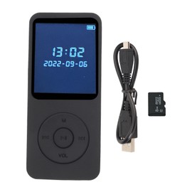 MP3 MP4 Player Bluetooth 5.0 Ultra Thin Digital LCD 1.77 Inch Screen Built in HD Speakers Portable HiFi Music Player With 8G Memory Card