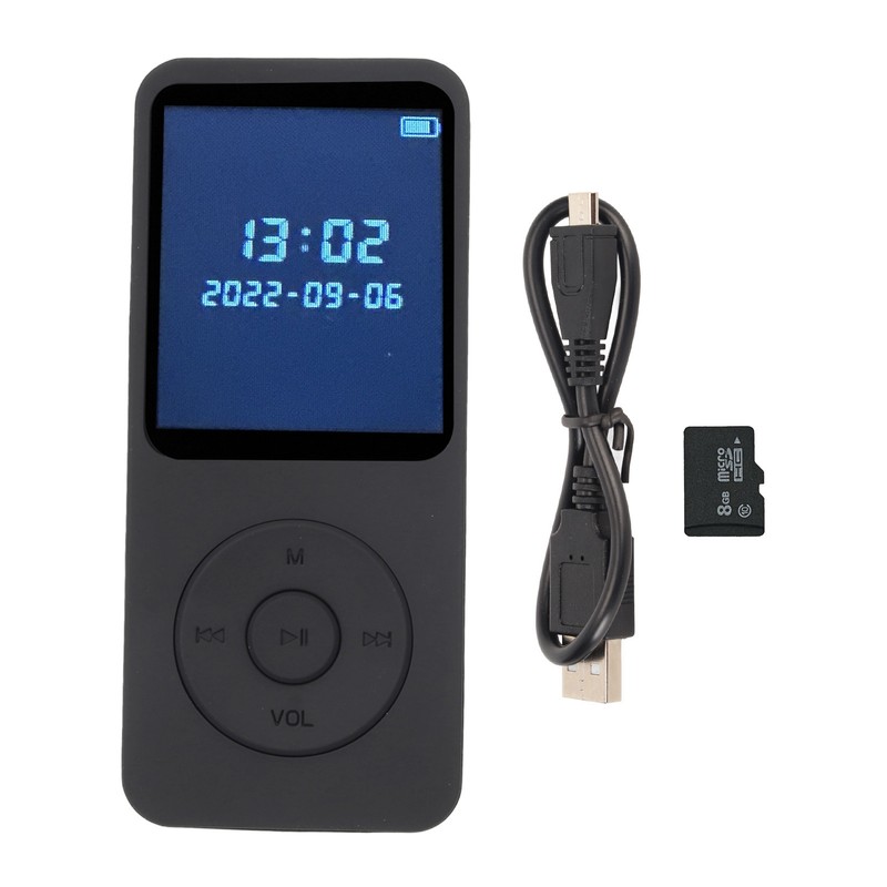 MP3 MP4 Player Bluetooth 5.0 Ultra Thin Digital LCD 1.77