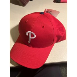 Stadium Give Away Vintage Phillies Baseball Cap Gulf Gas & Oil Cool Red Hat Baseball Cap Snapback
