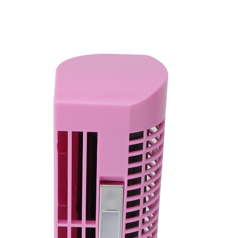 Mini Desktop Tower Fan Bladeless Portable Fan with Light for