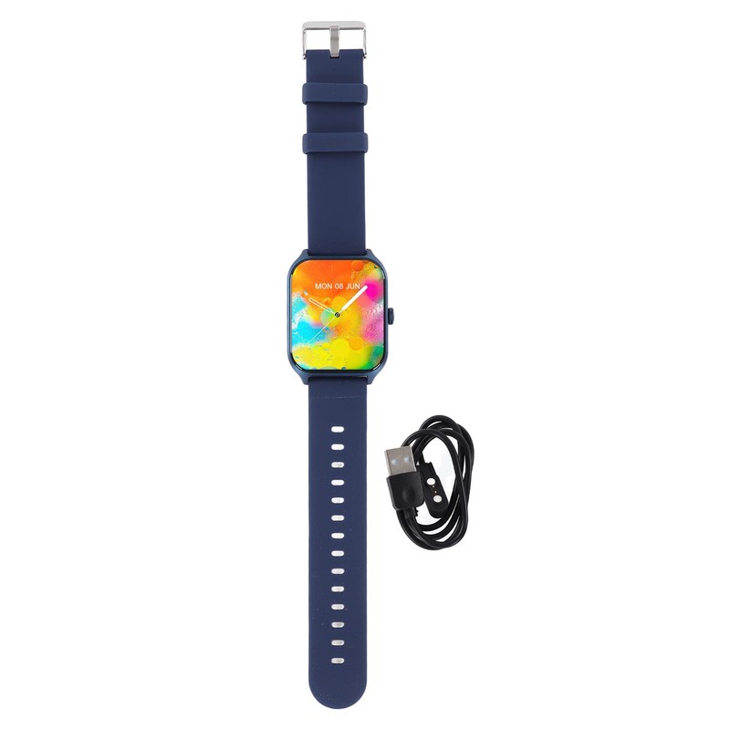 Smart Watch Blood Oxygen Test Caller Display IP68 Waterproof Touchscreen