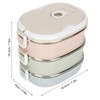 Thermal Lunch Box Stainless Steel 3-Layer Lunch Box Leak-proof Box