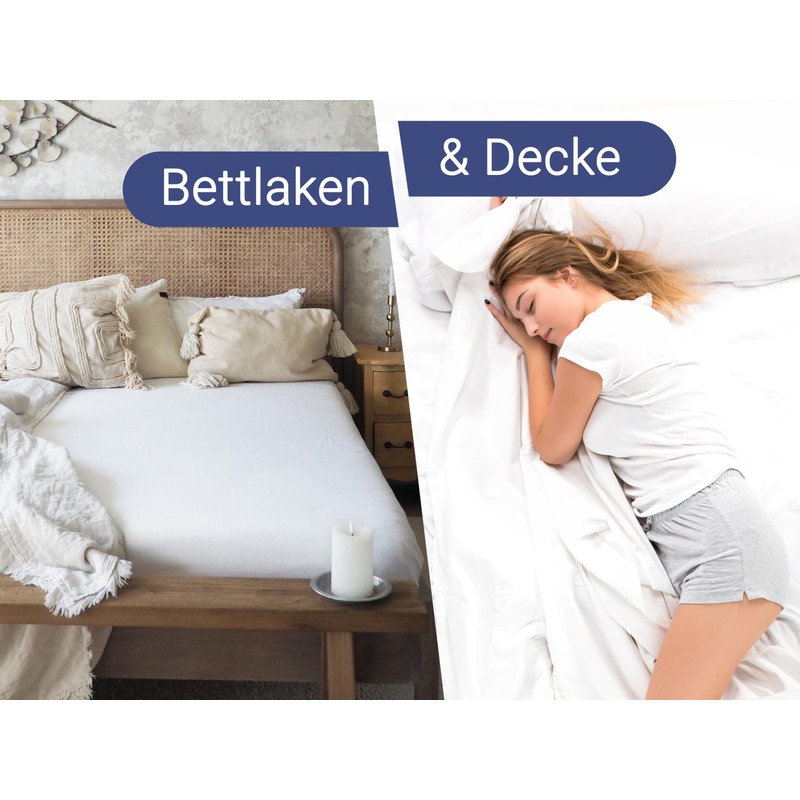 Zollner Flat Sheet Cotton, Various Sizes, Approx. 140 g/qm, 061