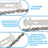 Rivets Bicycle Chain Repair Set, 7 Pieces Chain Tester Bicycle