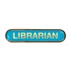Capricornone Librarian Gel Domed Cyan School Bar Badge