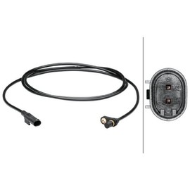 HELLA 6PU 012 679-141 Sensor Wheel Speed 2-Pin Rear Total Length: 1939 mm