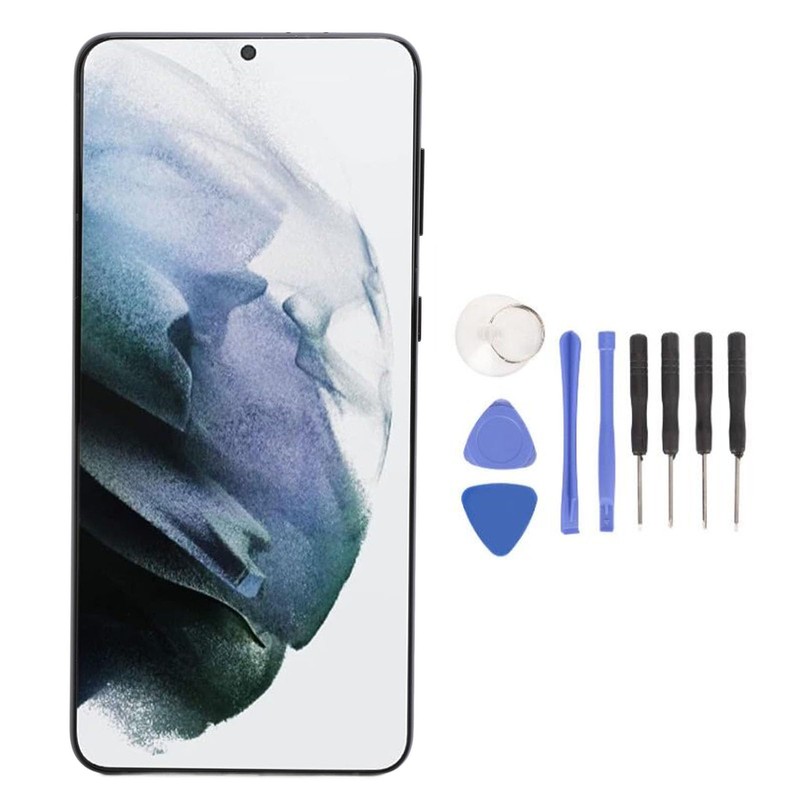 Pomya Reemplazo de Pantalla para S21 Plus 5G, Conjunto de