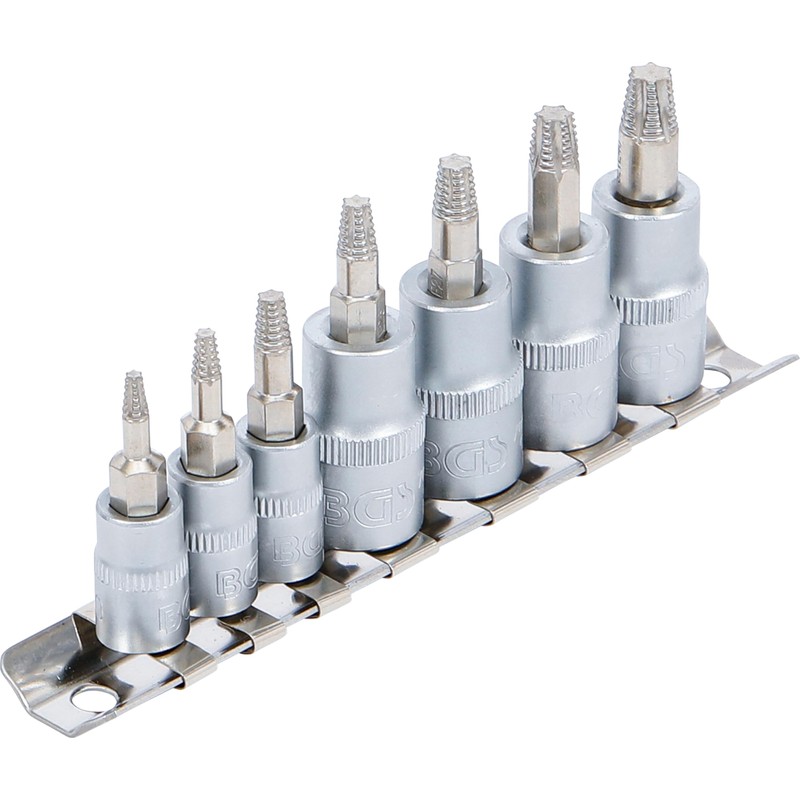 BGS 7098 | Screw Extractor Bit Insert Set | Drive
