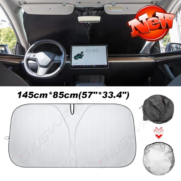 CHUSYYRAY For Toyota Tacoma 4Runner Car Windshield Sun Shade UV