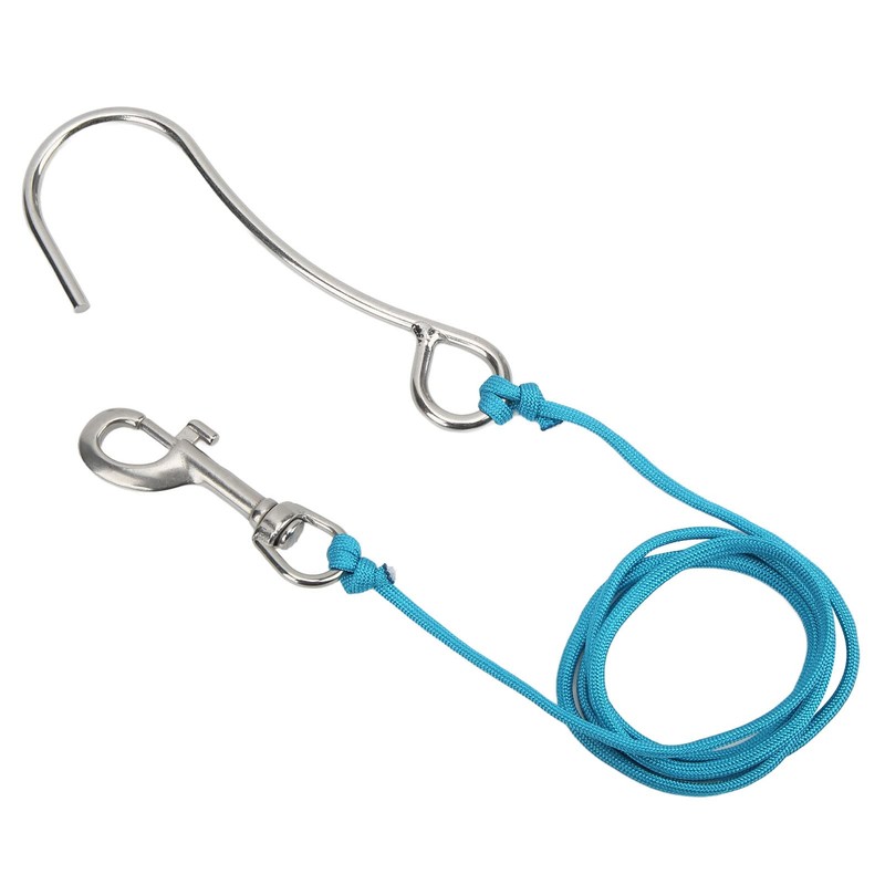 Risegun Diving Reef Hook, Stainless Steel Reef Single Hook with