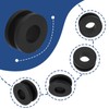 EMSea 10pcs Motorcycle Buffer Rubber Pad Grommet Set Rubber Grommets