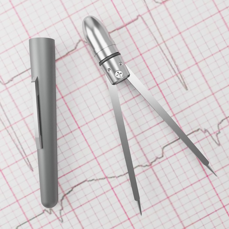 Penguin Pocket EKG Caliper (Silver)