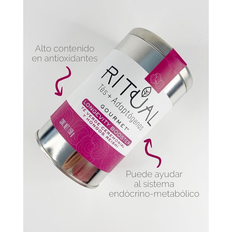 Té Verde LONGEVITY BOOSTER con Reishi – 150 g Orgánico