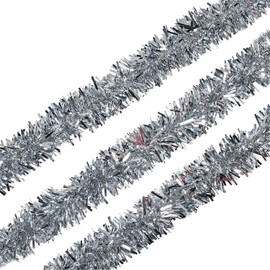 Silver Metallic Twist - Party Decor - 1 Piece