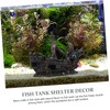 Zerodeko Shipwreck Aquarium Decor Underwater Shipwreck Craft for Fish Tank