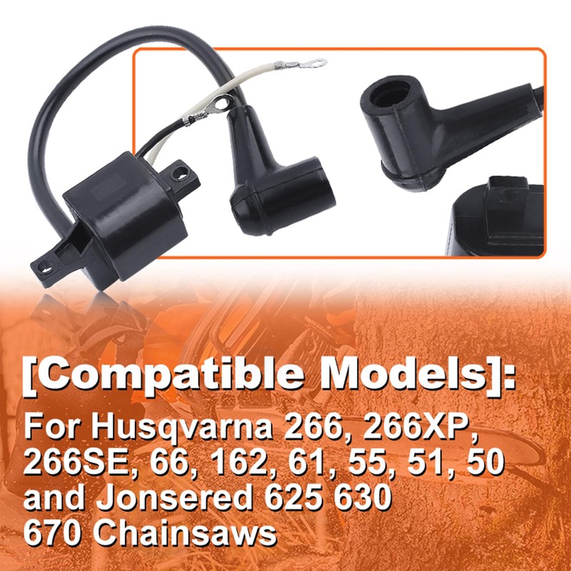 Mtanlo Ignition Coil Module Kit for Husqvarna 266XP 266SE 51