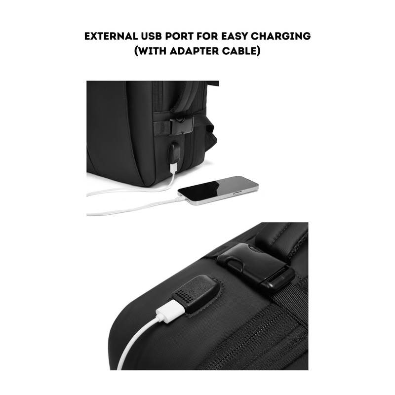 Vacuum Seal Travel Backpack 60L Expandable Air Compression System, Water