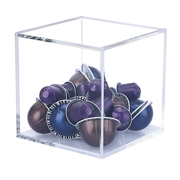 IGNPION Acrylic Coffee pods Storage Box Cube Coffee Capsules Storage