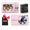 Digital Camera, 1080P Camera, 44 Megapixels, Compact Camera, 2.4-Inch LCD